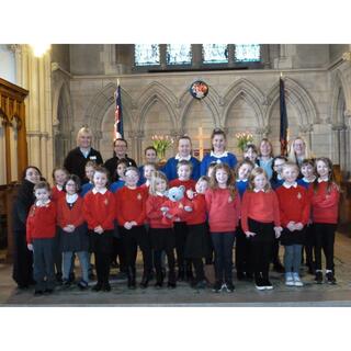 50th anniversary service of the 3rd Hawick Girls Brigade in Wilton Church