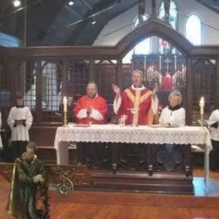 Mass on the feast of our Patron Saint Matthias, May 2008.  Photo: Scott Eddie