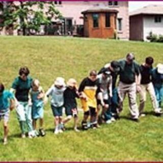 Races at the church school picnic