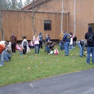 Eggstravaganza 2010 - 7,000 eggs all picked up in 5 minutes