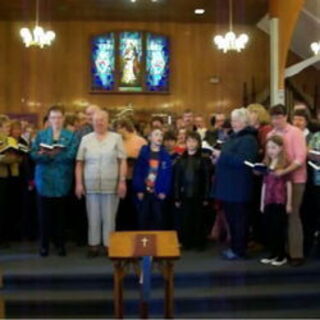 St. John the Evangelist Church, Burgeo, NL singing Silent Night