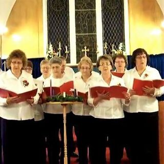 St. Swithin's Church, Seal Cove White Bay, NL singing Silent Night