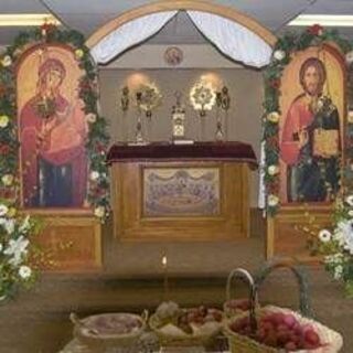 Iconostasis at Pascha