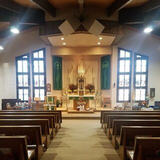 Interior of St. Lawrence, Raimond, WA - photo courtesy Lianna Rivera