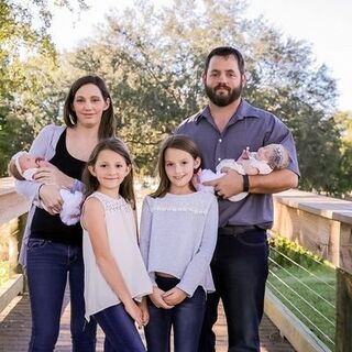 Pastor Aaron Baum and family