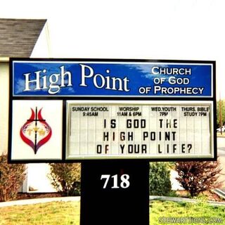 Our church sign