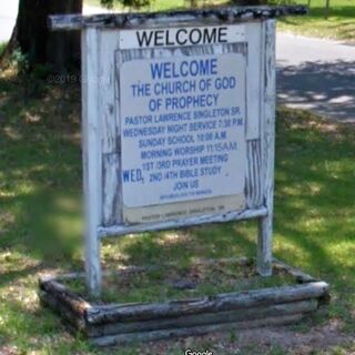 Quincy Church of God of Prophecy sign