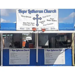 Hope Lutheran Church booth -  Texas Rice Festival