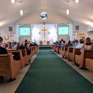 Sunday worship at Faith Lutheran Church Owasso