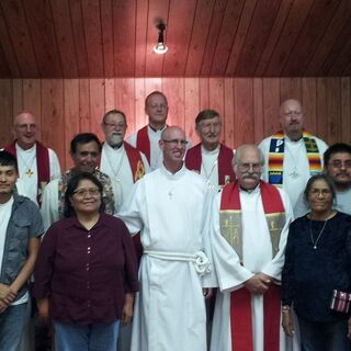 Pastor Tim Norton's installation in Navajo, N.M.