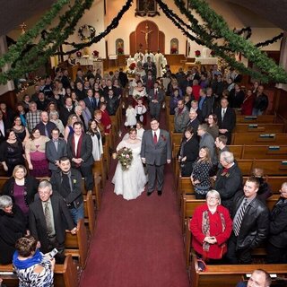 Wedding at St. Genevieve Church