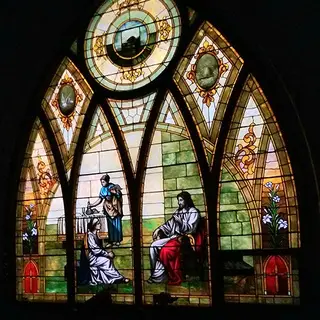 Stained glass window