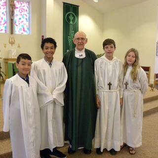 Celebrating Baptism with Father Bob