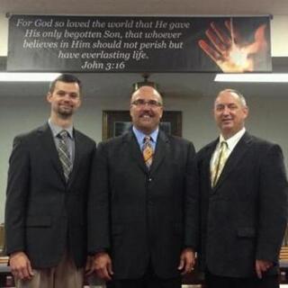 Pastor Aaron Slomovitz, Bishop Greg Baird, Bishop J. Sean Belcher