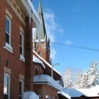 St Mary's in snow