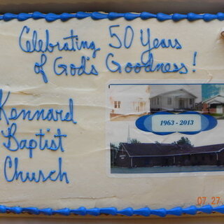 KBC 50th anniversary cake