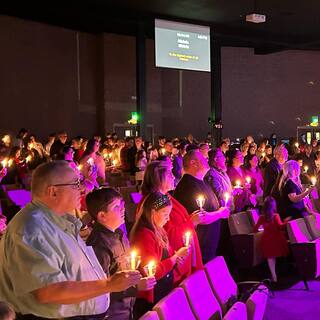 Christmas Eve candlelight service 2023