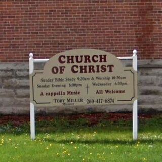 10th & Jackson church of Christ sign