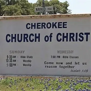 Cherokee Church of Christ - Cherokee, Texas