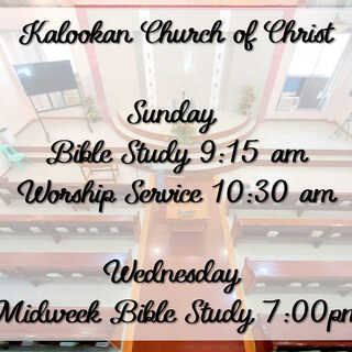 Kalookan Church of Christ Worship Schedule