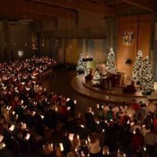 Atonement Lutheran Church at Christmas