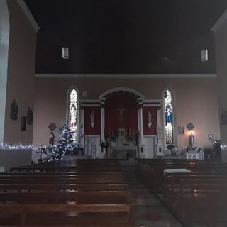 The sanctuary at Christmas