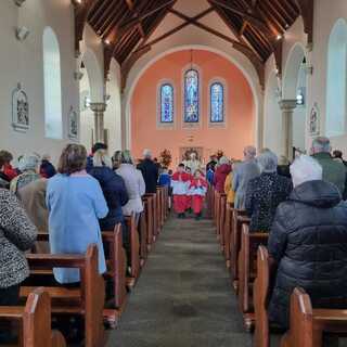 Bishop Router celebrates Mass in The Church of the Immaculate Conception, Tullysaran