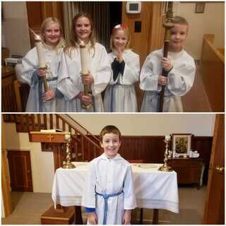 St Luke altar servers