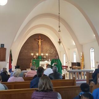 Inside St Pius X Catholic Church, Plumstead