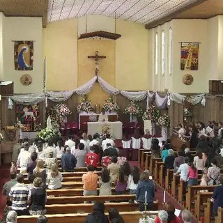 The interior of the Church – facing the altar