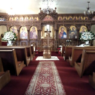 Inside Saint James Antiochian Orthodox Church - photo courtesy of Roy Abou Fayssal