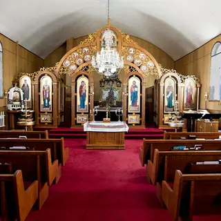 Saint Elias Orthodox Church interior - photo courtesy of Town of Bonnyville