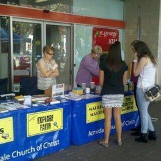 Armidale Fresh Hope Church market stall