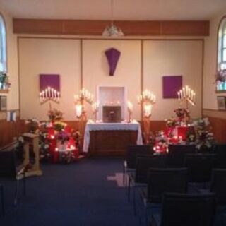 The exposition of the Blessed Sacrament on Holy Thursday in the Chapel at Sacred Heart Church Placentia