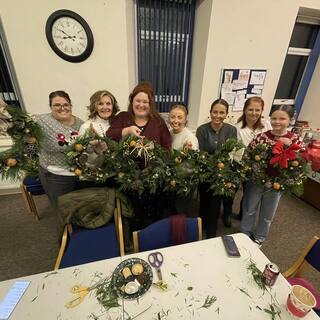 Making wreathes