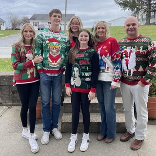 2023 Ugly Christmas sweater day at Mt. Carmel Christian Church