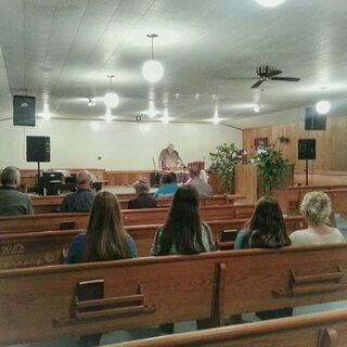 Preaching at United Pentecostal Church of Piedmont