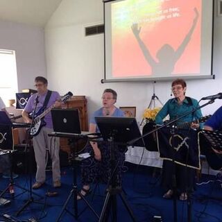 The worship team