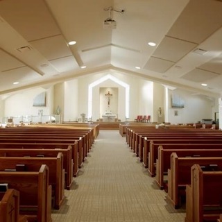 Inside the church