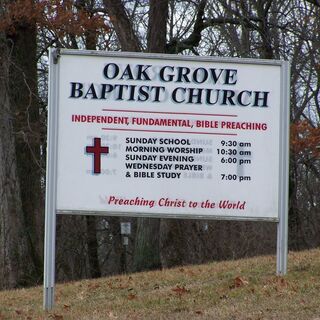 Our church sign