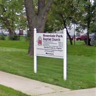 Rosedale Park Baptist Church sign