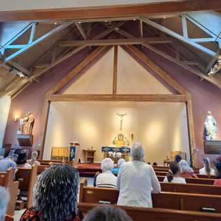 Sunday mass - photo courtesy of Catherine Gregonia