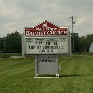 New Hope Baptist Church - Kendallville, Indiana