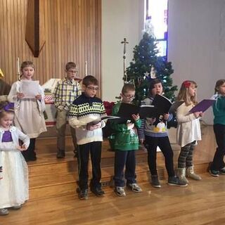 Sunday School Xmas play on January 8, 2017