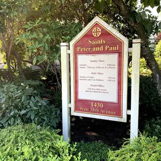 Sts. Peter & Paul church sign