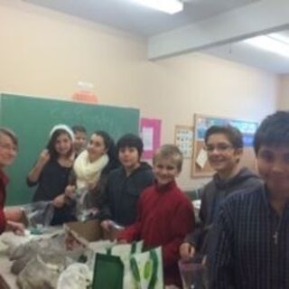 Youth Preparing Care Packages