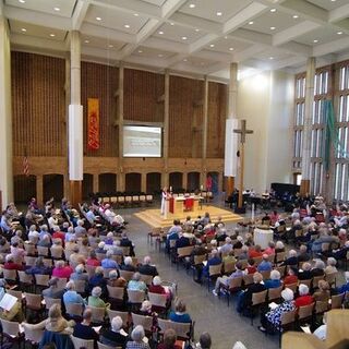 Sunday worship at Westwood Lutheran Church