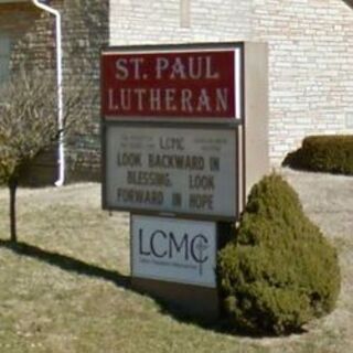 St Paul Lutheran Church sign