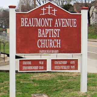 Beaumont Avenue Baptist Church sign