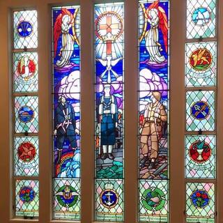 Stained glass window